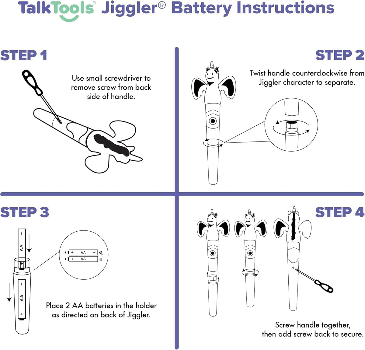 TalkTools Jiggler - Oral Facial Massager - Sensory Awareness Tool for Jaw and Lips | Improve Speech and Feeding Skills (Shark/Turtle - Set of 2) - NOT A Toy - Adult Supervision Required