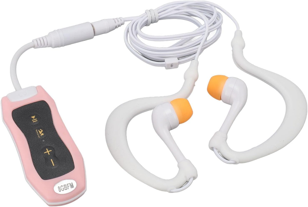 Zerodis MP3 Mp4 Swimming 8GB 8 IPX8 MP3 (8GB) Players Diving ABS Rubber Storage Hours Battery Life Underwater Music