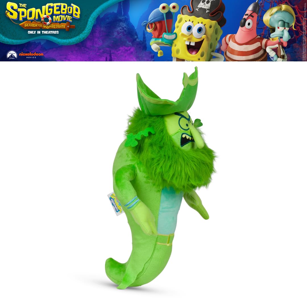 Spongebob Squarepants The Flying Dutchman Kids Plush Cuddle Pillow, Glow in The Dark, Super Soft & Cozy, (Officially Licensed Product) By Franco Collectibles
