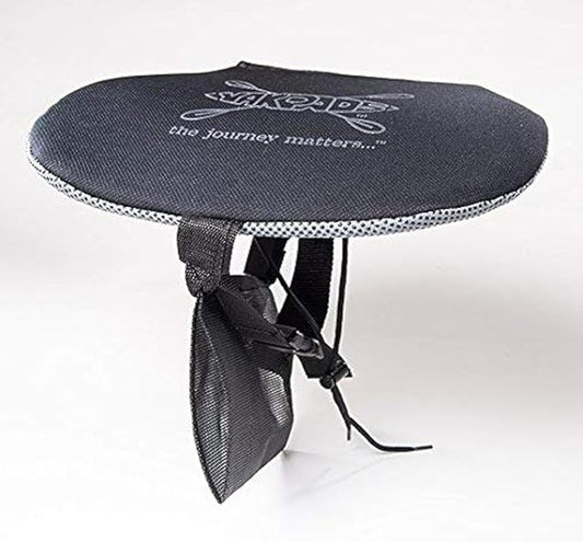 Cushioned Seat Pad, Gel Seat Pad for Canoes with Water Bottle/Thermos Holder, Portable Seat Cushion for Outdoor Watersports and Recreation