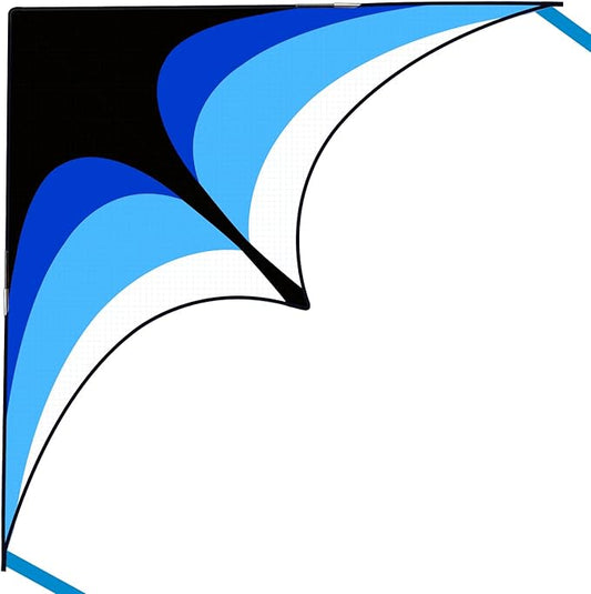 Mint's Colorful Life Delta Kite for Kids & Adults, Extremely Easy to Fly Kite, Best Kites for Beginner