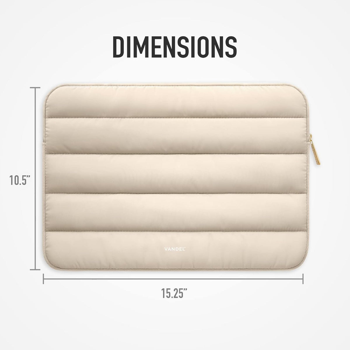 VANDEL 15-16 Inch 16 15.6 Inch 15.6 - The Original Puffy Laptop Sleeve Sleeve for Women and Men MacBook Pro in Case