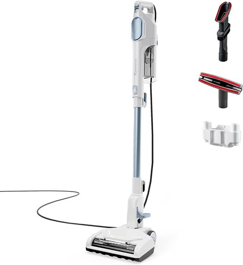 Kenmore CS2015 Corded Stick Vacuum - Powerful 2-Motor Suction, Detachable Hand Vac, LED Headlight & Hair Eliminator Nozzle for Carpets & Bare Floors