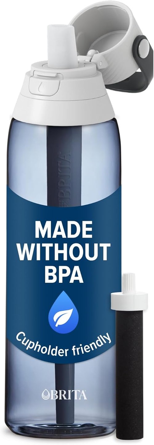 Brita 36386 Premium Water Filter Bottle - 26oz Capacity in Night Sky Color