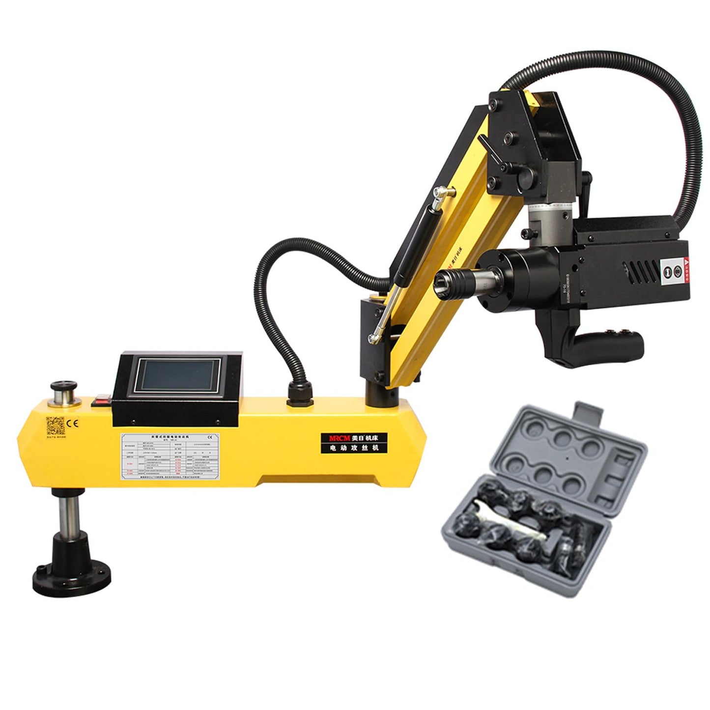 Electric Tapping Machine M3-M16,360° Multi-directions Tapping Machine 0-375rpm/min,8PCS Collets,Voltage AC 110V,for Machinery Manufacturing,Mould machinery and other industries