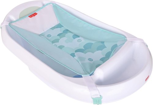 Fisher-Price™ Infant to Toddler Bath Tub - 3-in-1 Design with Supportive Sling for Comfort