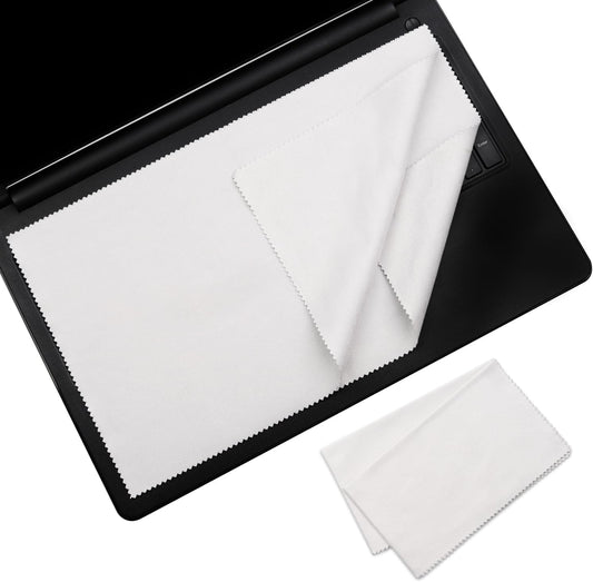 2 Pack 15 15.6 16" 15-16 inch Microfiber Liner Cleaning Cloth for HP/DELL/Lenovo/ASUS/Acer/Samsung/MSI/LG, etc