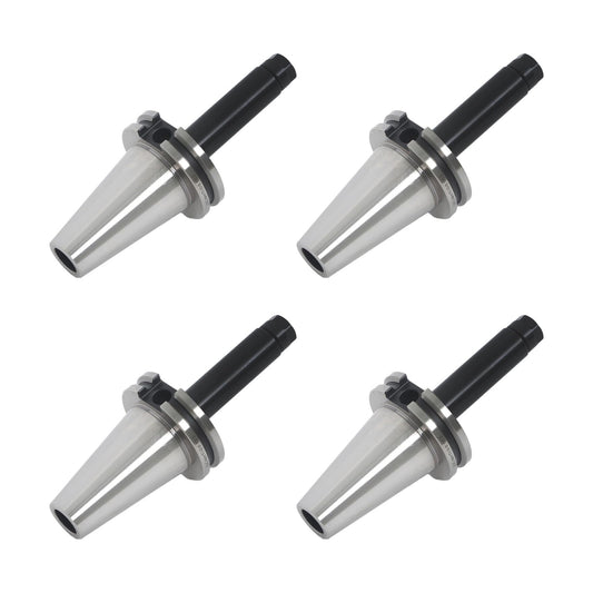 4pc CAT40 ER11 4" Collet Chuck Tool Holder Balanced G2.5 20000RPM for CNC Chucks or Brackets of Drilling Machines, Milling Machines