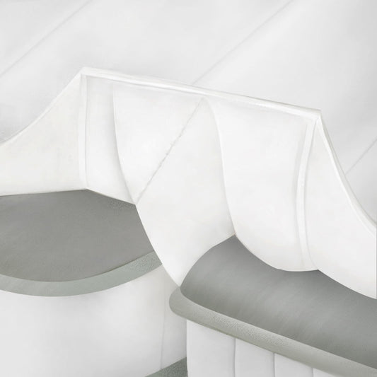 Nqdrax 3-in-1 Bed Bridge Twin to King with Fitted Sheet|Split King Gap Filler for Adjustable Bed| 78"x 75"|White (Patent Licensing)