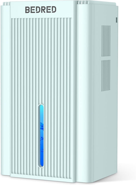 Skiennix 95OZ Dehumidifier for Home - Quiet Operation with Auto Shut Off & 7 Color Ambient Light | Ideal for 1000 Sq.Ft Spaces (Pale Turquoise)