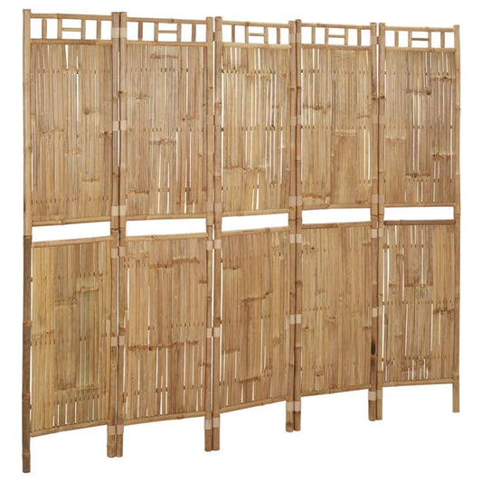 3 Panel Bamboo Room Divider Screen 47.2x70.9 Inches for Indoor Outdoor Use as a Decorative Partition or Privacy Panel