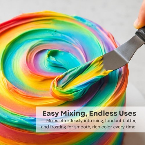 Chefmaster Neon Purple Liqua-Gel® Food Coloring - Vibrant, Fade-Resistant Dye for Icing & Fondant | 2.3 oz