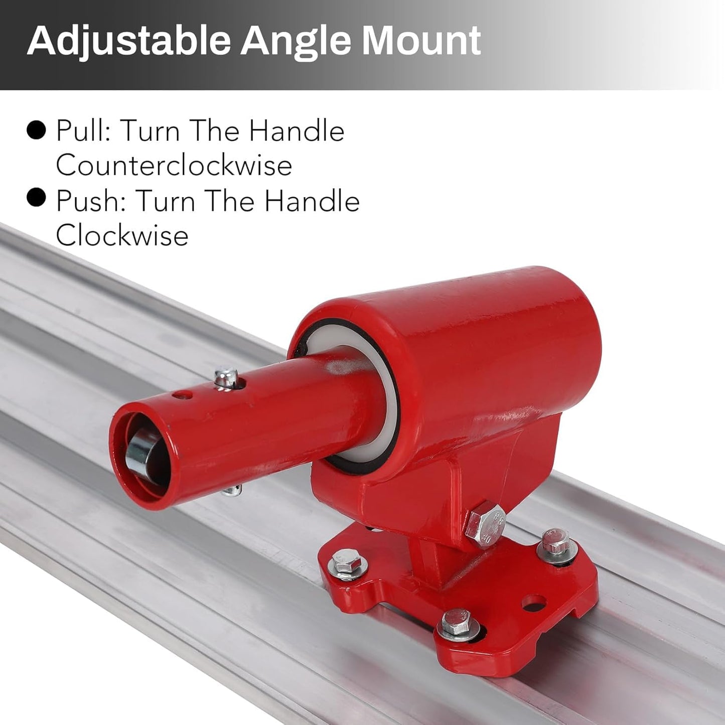 Bull Float Magnesium Concrete Float 48 x 8 Round End Concretes Floats Tools Cement Tool Bull Concrete Kit Bull Float with 4 Float Handle Bull Floats Bracket Concretes Tools Finishing Bulls