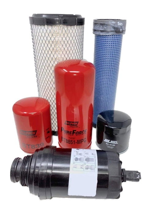 1000 Hour CFKIT Maintenance Filter Kit Compatible with Bobcat E42, E45, E50, E55 Excavators, 7324331