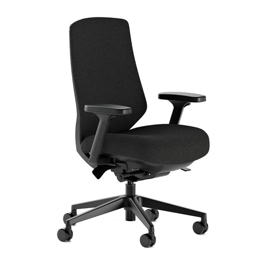 Branch Ergonomic Chair Pro - Mesh Office Chair with 14 Points of Adjustment - Height, Depth & Tilt Adjustable - 5D Armrests - Forward Tilt, Smooth Recline, and Lumbar Support - Black Boucle