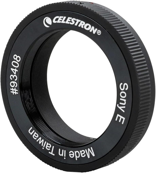 42mm Celestron Sony E Mount T-Ring with Diameter Thread - for Terrestrial and Celestial Imaging, Compatible with Sony