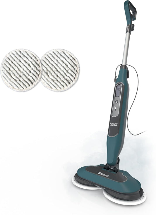 Shark Steam & Scrub Hard Floor Steam Mop - All-in-One Cleaning with 2 Steam Modes & XL Water Tank | Teal S8002BRN