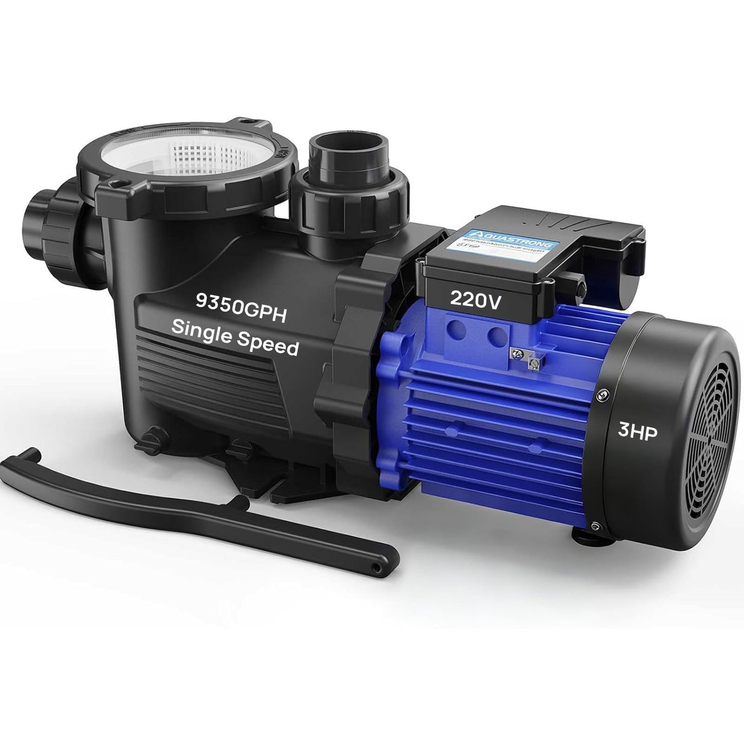 Aquastrong In/Above Ground Pool Pump High Flow Self Primming Swimming Pool Pump,Cobalt Blue