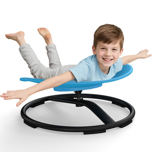 Skandiquip ADHD Sensory Spinning Chair for Autistic Kids, Sensory Chair for Autistic Children, 360 Rotation, Heavy Duty 220 LBS Capacity, Blue