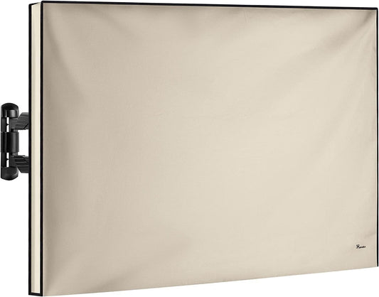 32 Inch Garnetics Outdoor TV Cover Waterproof, Weatherproof TV Enclosures with Smart Shield Screen Protectors, Ideal