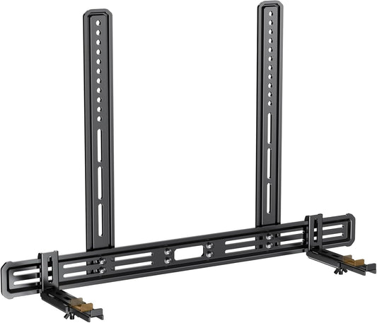 Perlegear Soundbar Mount - Versatile Under TV Sound Bar Holder | Supports Up to 15 lbs, Extends 3.5” to 6”