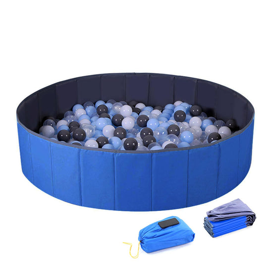 4 feet Ball Pit for Kids/Baby Play Yard/Baby Playpen/Fence for Baby, Holds Over 1000 Balls, Folding Portable, No Need Inflate, More Than 12 Sq.ft Play Space