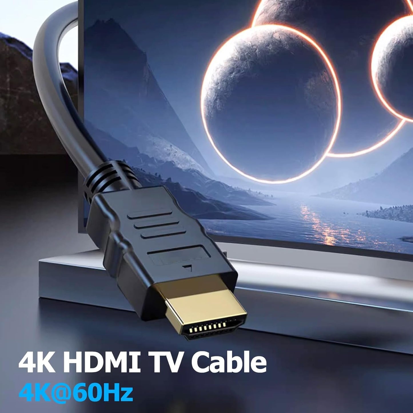Vorothin 6 5-Pack, 4K 6FT, 2.0 CL3 4K, 1080P@144Hz,ARC CL3 PS5, PS4, HDMI Cable FT HDMI TV Cable Shielded HDMI Rated