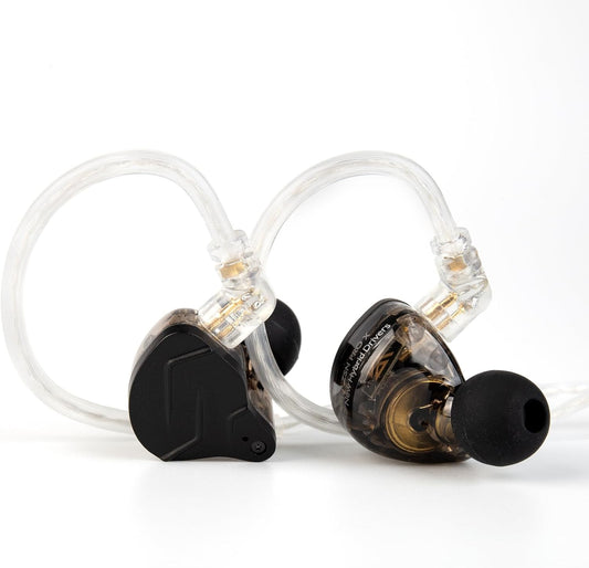1BA 1DD KZ ZSN PRO X Gaming Earbuds in Ear Monitor Headphones, High Fidelity IEMS Earphones, Hybrid Dual Driver Wired