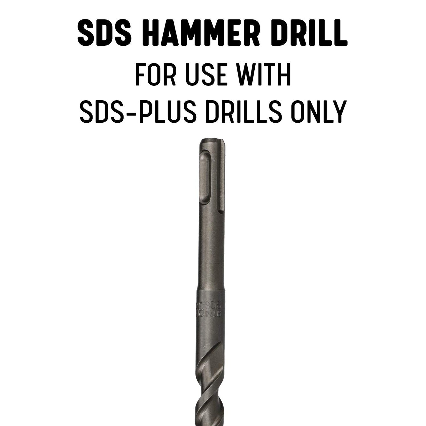 Drill America 3/16" x 10" PRO Series SDS-Plus Hammer Bit Drill Bit (Pack of 25)