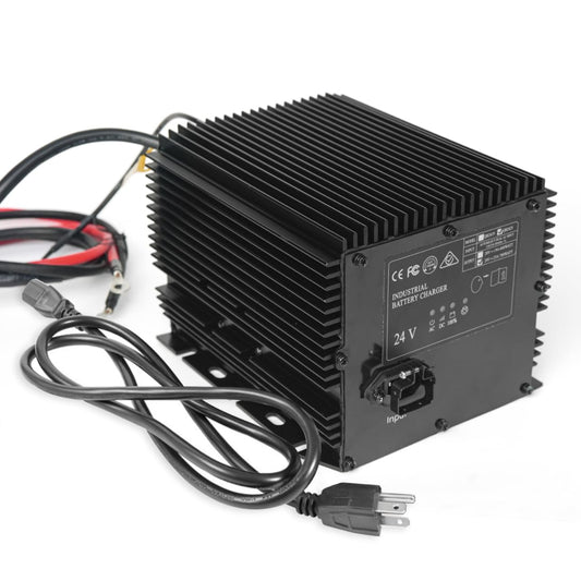 24V 25A Battery Charger Compatible with Genie/Skyjack/JLG Scissor Lift Battery Charger HB600-24B(161827, 105739, 96211, 128537), GS 1930 JLG 2030ES