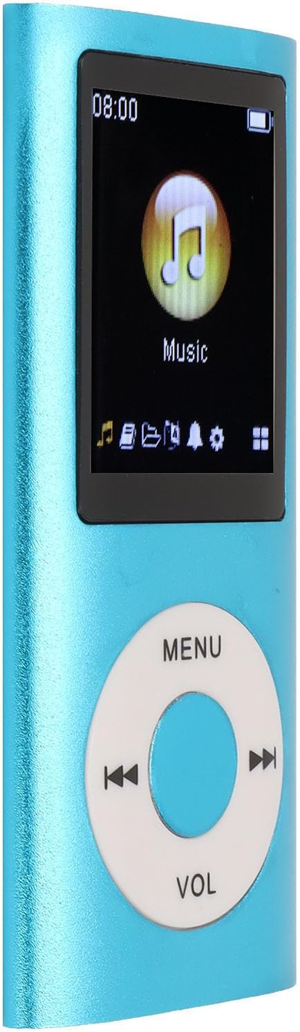 Yosoo Health Gear MP3 1.8 Inch 64G Player, Lossless Sound Slim LCD Music Player, Supports TF Card, Aluminum Alloy