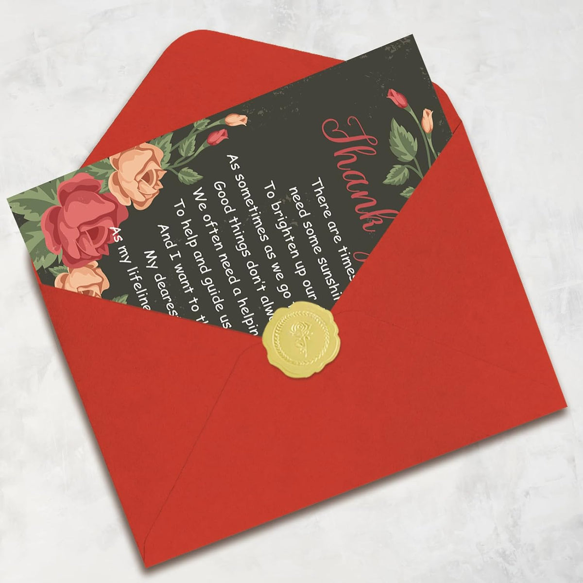 Skiennix Thank You Cards - Elegant Envelopes for Men, Women & Teachers | Perfect Graduation & Holiday Gifts