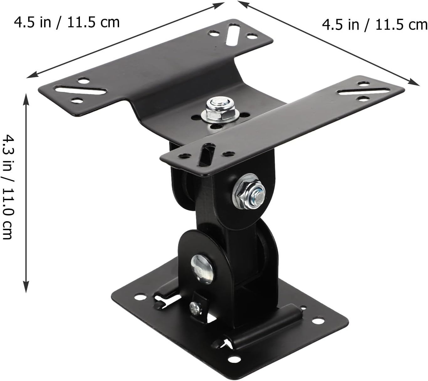 UTHCLO 360-degree 14-27 Inch Adjustable Wall Mount Tv Stand and Monitor Bracket Rotation Metal Shaft for Screens