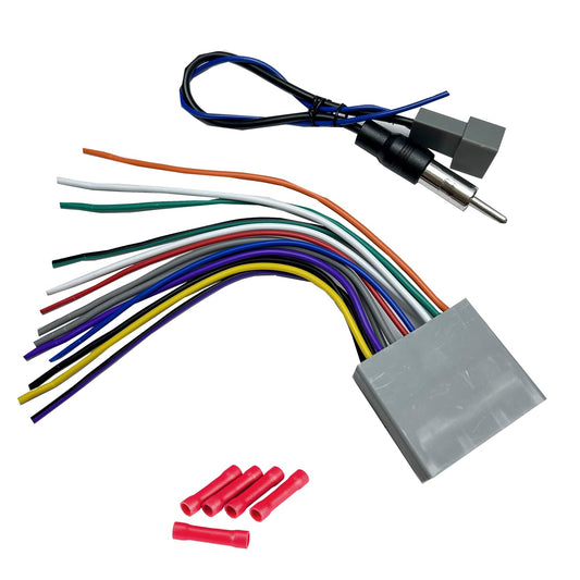 2006-2014, Radio Wiring Harness with Antenna Adapter Compatible with Acura/Honda Stereo Installation Wire Harness Kit