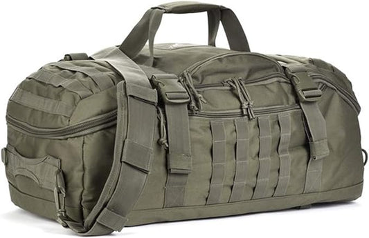 Gym Bag Duffle Bags Backpack - Travel Weekender Bag for Men Women Workout Bag for Military,Sports,Overnight,Basketball,Tactical,Football,Waterproof & Tear Resistant