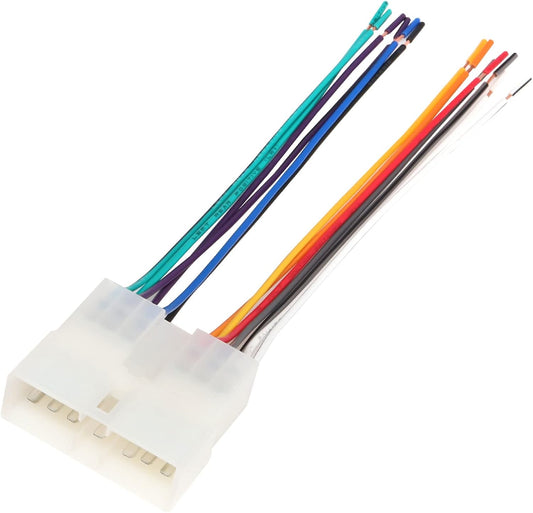1985-1997 RED WOLF Car Radio Stereo Wiring Harness for Select Geo Metro Prizm Isuzu Trooper Install Aftermarket CD