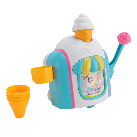 Eacam Bath Bubble Ice Cream Toy Encourage Imaginative Play, Safe Play Environment, Creative Idea Maker, Sturdy Material, Special Holiday Scenes, Insert Your