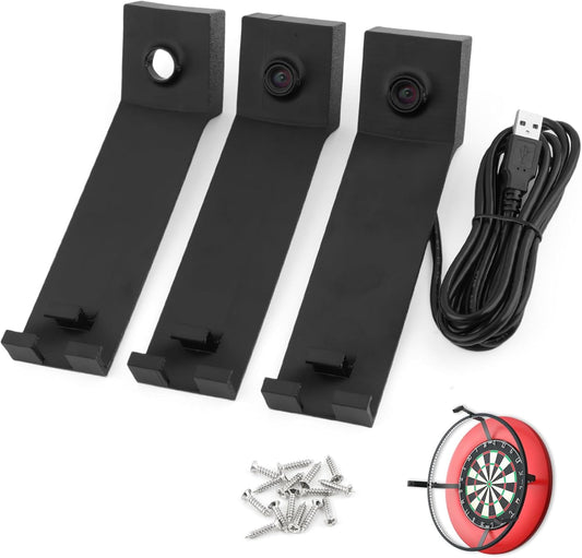 3 OV9732 Pcs Camera Mount for Target Corona Vision Lighting - No Drilling - Camera Bracket for Autodarts & Dartit