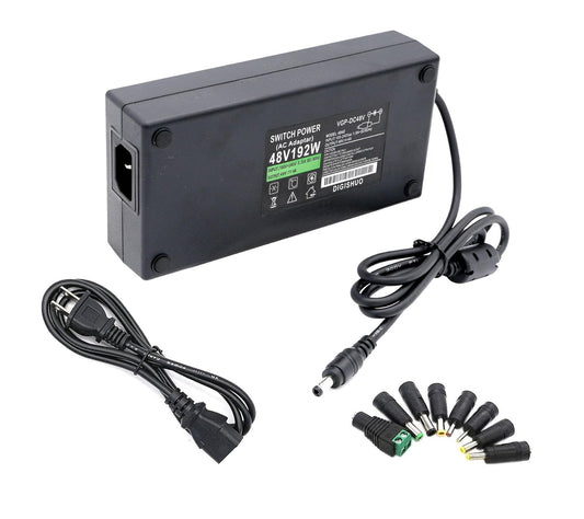 48V 4A 192W 110V/240V 48V 4A DC Power Supply Adapter Transformer Switch AC to DC Switching Converter LED Driver for LED