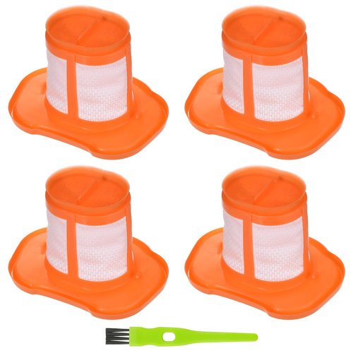 4 Pack HHVKF10 Dust-buster Filter Replacement Compatible with BLACK And DECKER Handheld Vacuum Filter Washable Fit for Models HHVK HHVK320J HHVK320J10 HHVK320JZ01 HHVK515J HHVK515JP HHVK515JP07