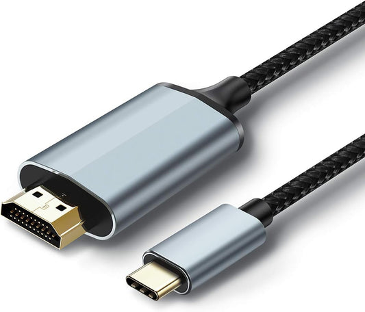 17 16 15 6.6FT, 1080P USB-C to HDMI Adapter Cable for iPhone / / HD, YouTube to TV Output Compatibility, Projector
