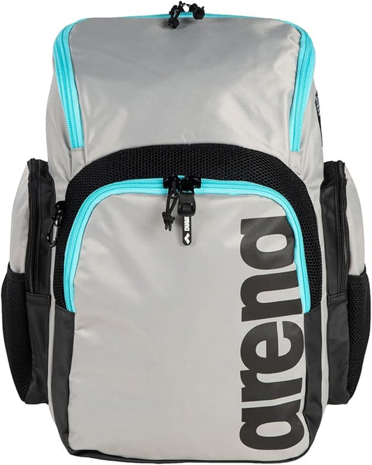 Arena Spiky III Backpack 35 Unisex Travel Gym Rucksack for Men and Women, Training Gear Equipment Bag for Swimmers, 35 Liters