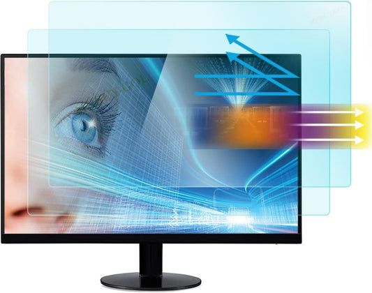 20 inch (2 Pack) 16:9 (17.4" 9.8" Blue Light Screen Protector Monitor Desktop Monitor Widescreen, Reduce Glare