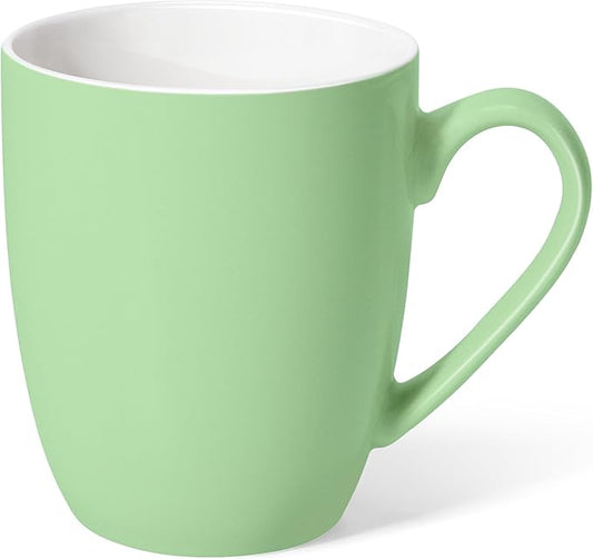 Urbanstrive 16 oz Large Coffee Mug with Handle Tea Cup Novelty Coffee Cup for Men Women Office Work, Mint Green
