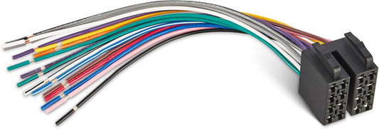 1996-2002 1998-2005 RED WOLF Radio Stereo ISO Wire Harness Female Adapter Connector Replacement for Volkswagen, Audi
