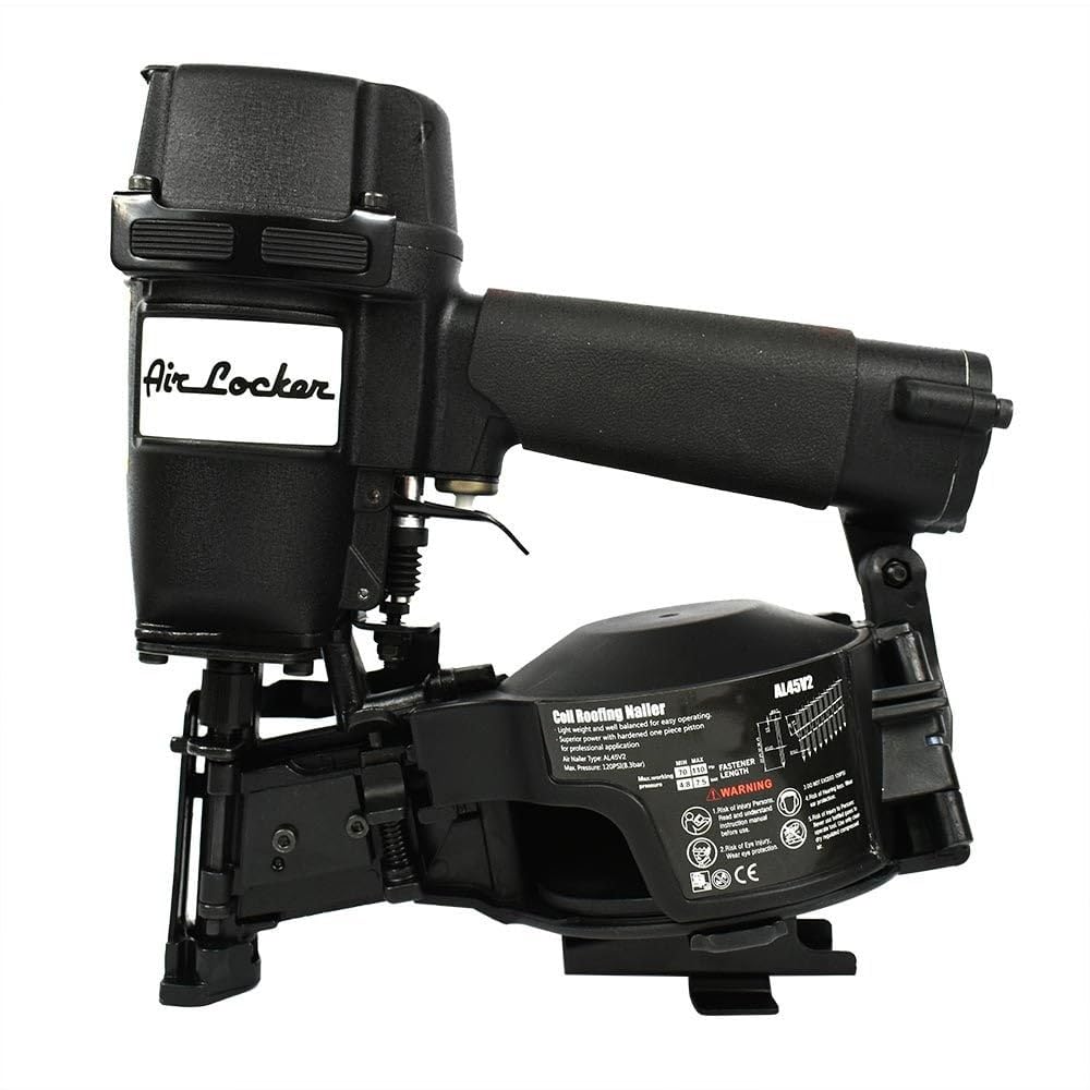 Air Locker AL45V2 7/8 Inch to 1-3/4 Inch Coil Roofing Nailer (Side Load)