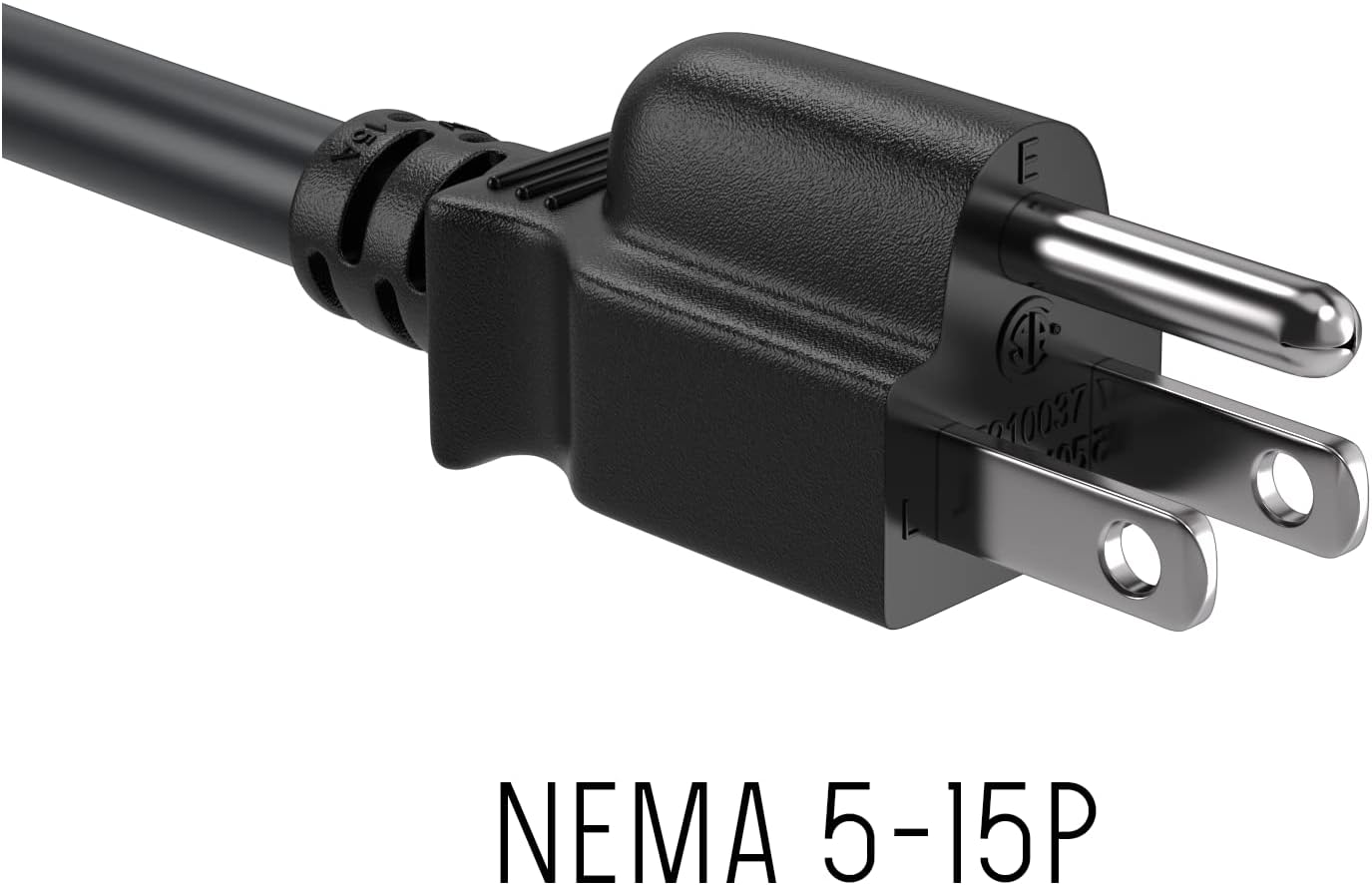Cable Leader 10ft 18 IEC320 C13 5-15P, AWG Universal Power Cord to NEMA Extension Power Cord, Compatible