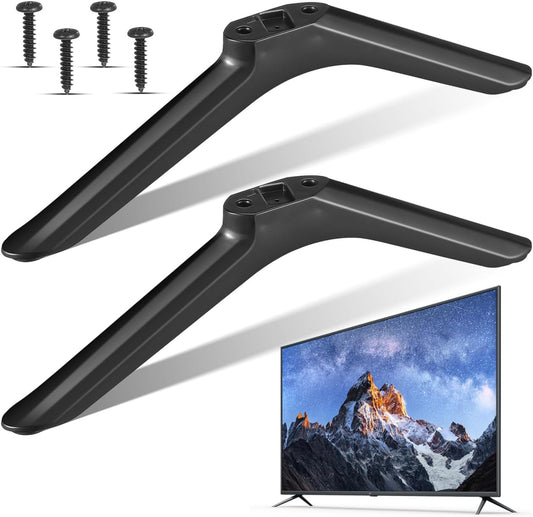 2 Pack PRETYZOOM Universal Tv Stand Feet Replacement with Screws for Stable Tabletop Base Suitable for Various Tv