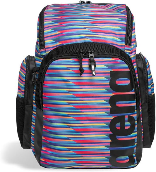 Arena Spiky III Backpack 35 Unisex Travel Gym Rucksack for Men and Women, Training Gear Equipment Bag for Swimmers, 35 Liters
