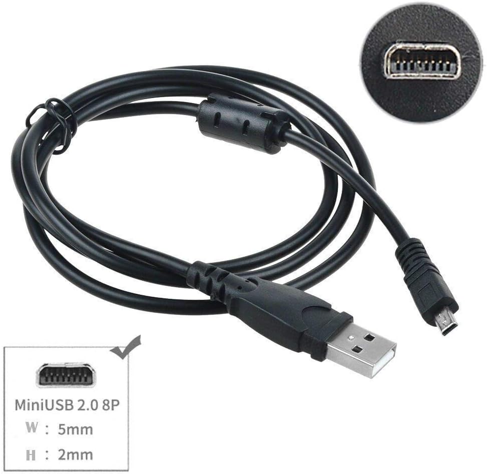 3ft DSLR-A200 A200 USB PC Data Sync Cable Cord for Sony Alpha K DSLR kit Camera
